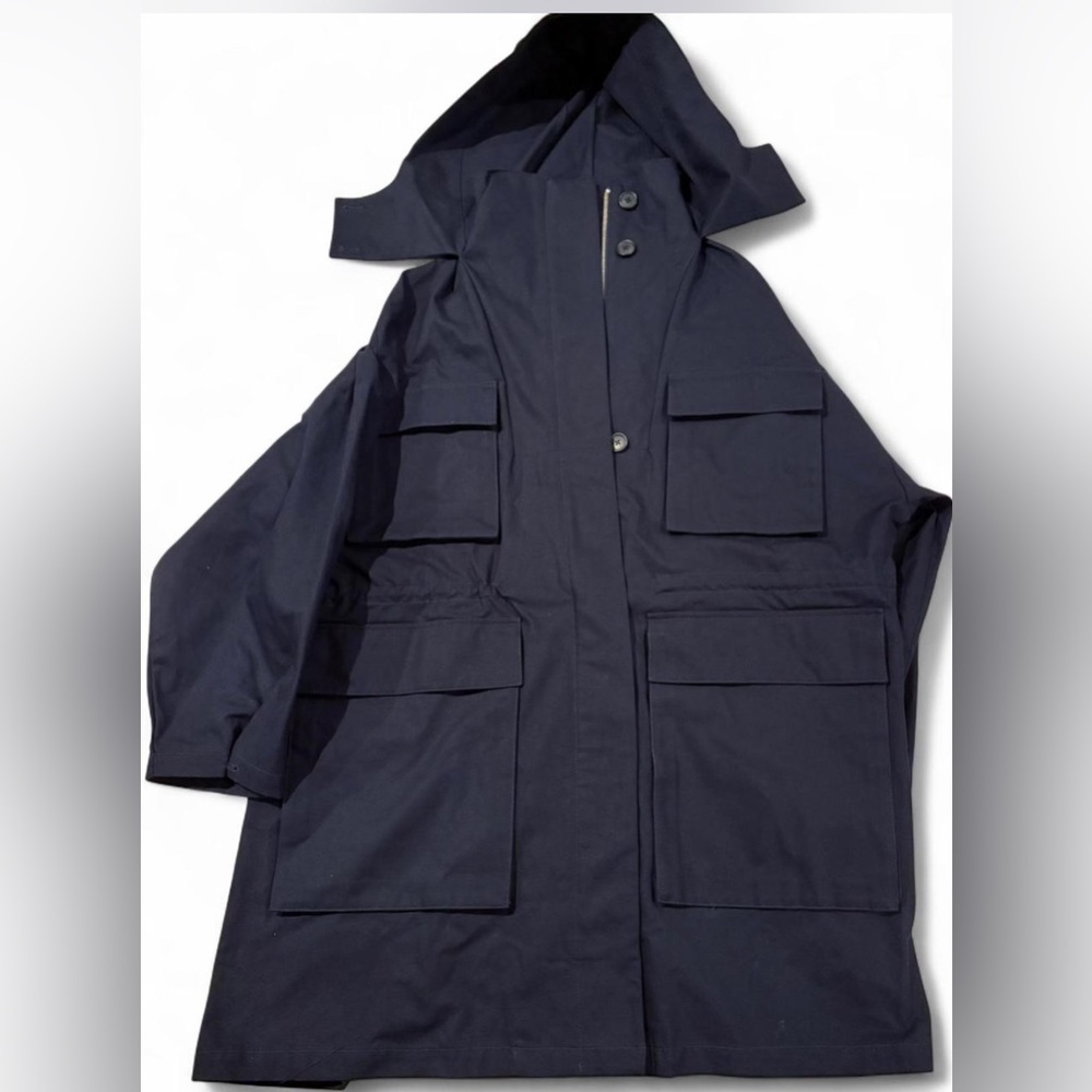 Reiss Dark Navy Military Field Jacket